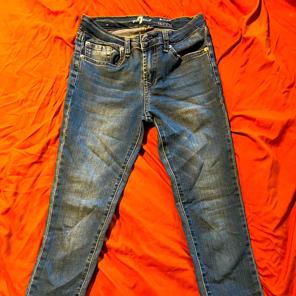 Teens Seven For All Mankind “the ankle skinny” Jeans Size 12